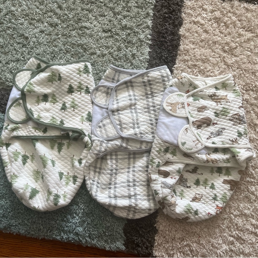 0-3 month Hudson swaddles
